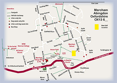 Marcham Map
