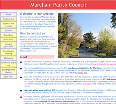 Marcham Parish Council